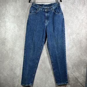 Vintage Lee Jeans Womens 12 High Rise Tapered Leg Classic Denim Pants Y2K Casual
